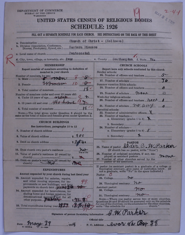 Scan of Church of Christ (Holiness) U.S.A.: 19