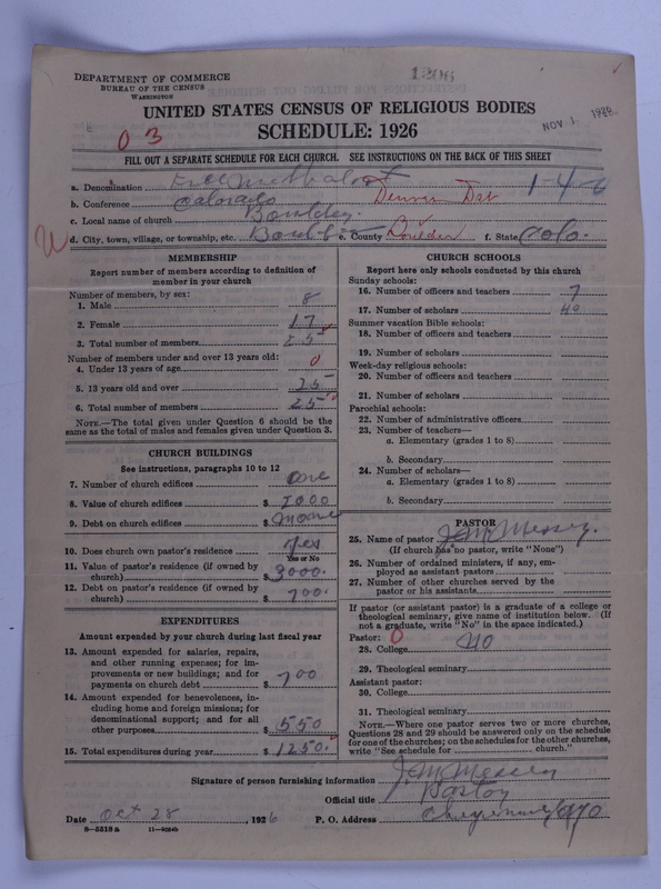 Scan of Free Methodist Church of North America: 1206