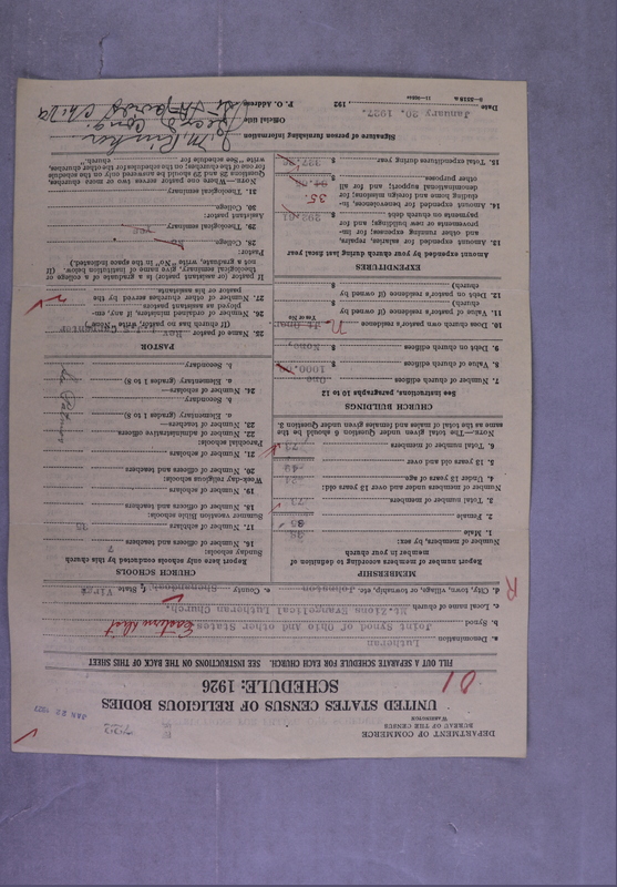 Scan of Synod of the Reformed Presbyterian Church of North America: 722