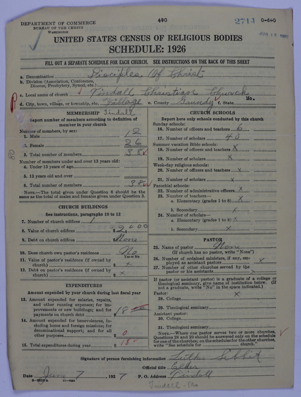 Scan of Disciples of Christ: 2714