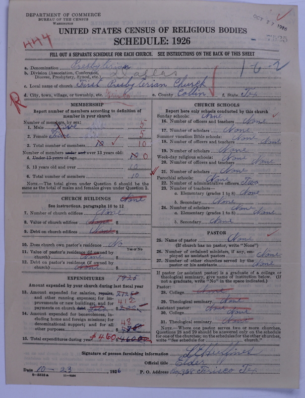 Scan of Presbyterian Church in the United States: 7525