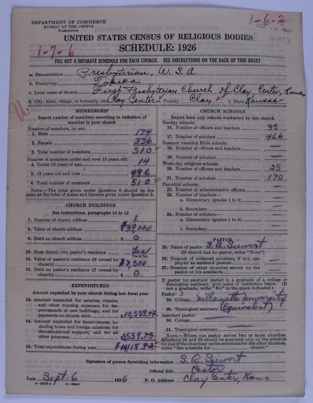 Scan of Presbyterian Church in the United States of America: 5905