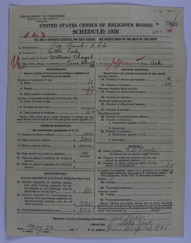 Scan of Presbyterian Church in the United States of America: 7243