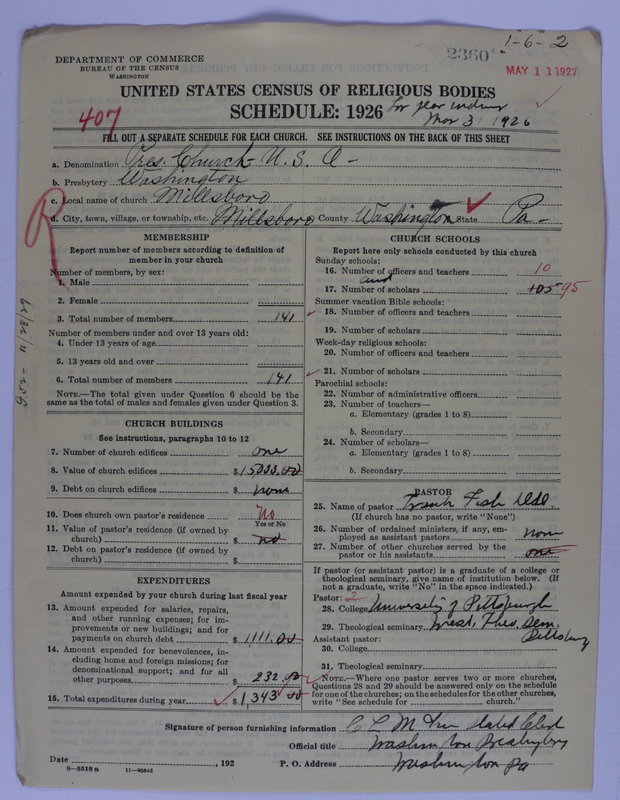Scan of Presbyterian Church in the United States of America: 2360