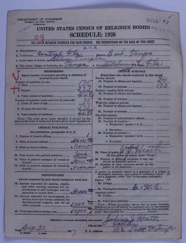 Scan of African Methodist Episcopal Church: 3515