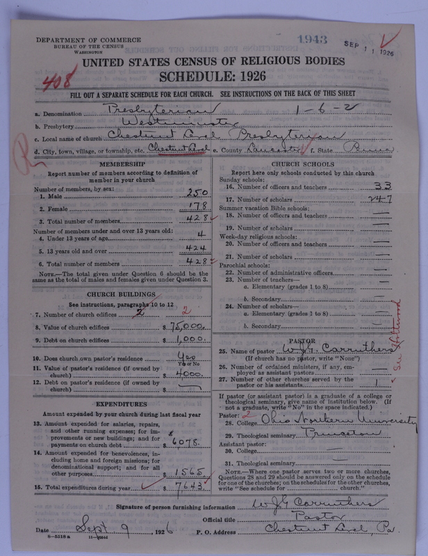 Scan of Presbyterian Church in the United States of America: 1943