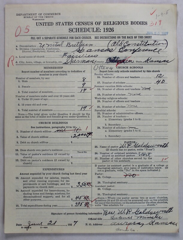 Scan of Church of the United Brethren in Christ (Old Constitution): 319