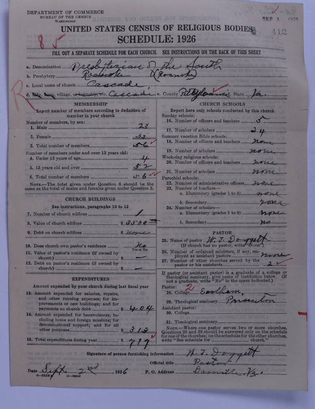 Scan of Presbyterian Church in the United States: 412