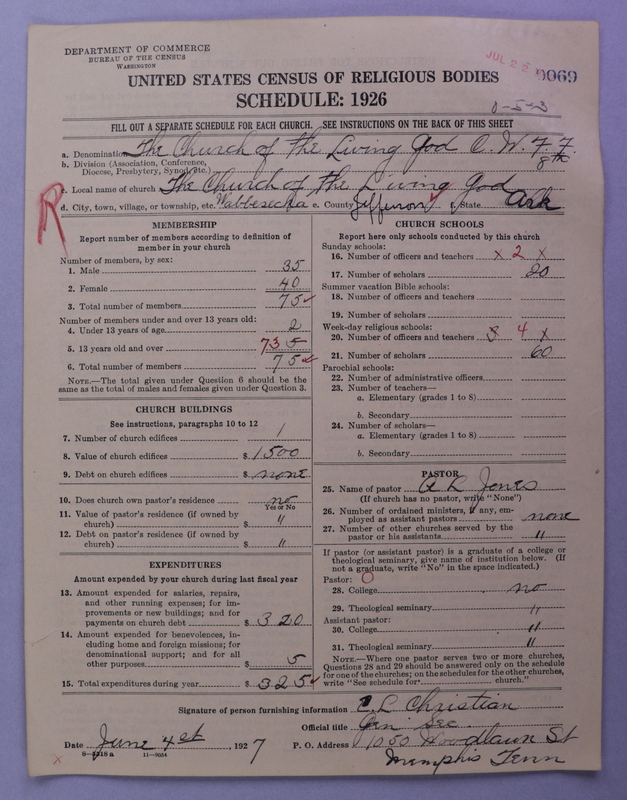Scan of Church of the Living God, Christian Workers for Fellowship: 69