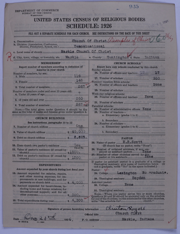 Scan of Disciples of Christ: 935