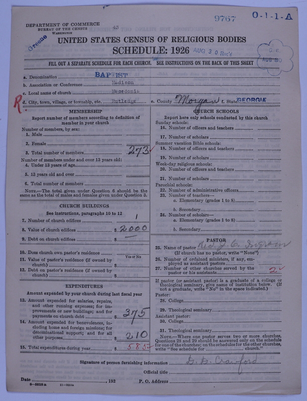 Scan of Negro Baptists: 9767