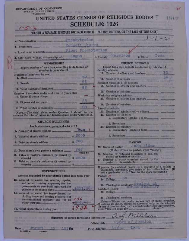 Scan of Presbyterian Church in the United States of America: 4817