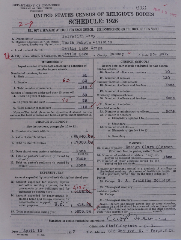 Scan of Salvation Army: 613