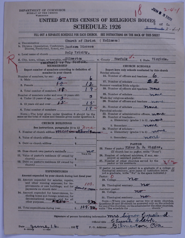 Scan of Church of Christ (Holiness) U.S.A.: 18