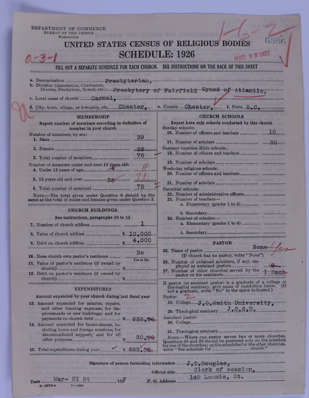 Scan of Presbyterian Church in the United States of America: 6586