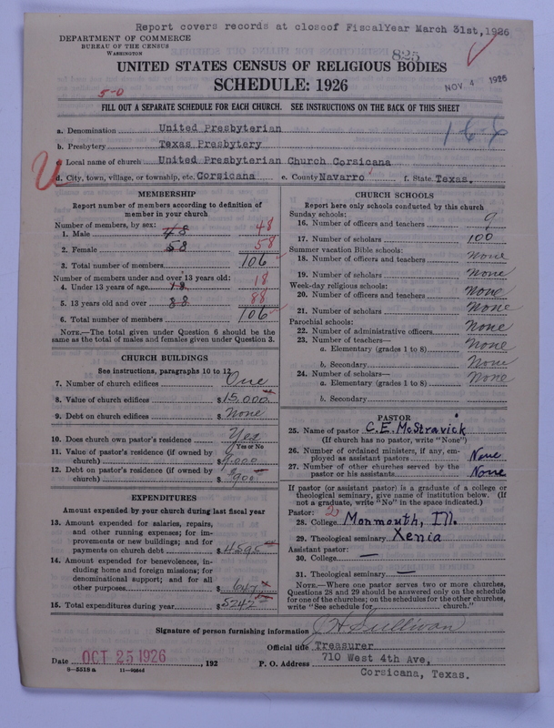 Scan of United Presbyterian Church of North America: 825