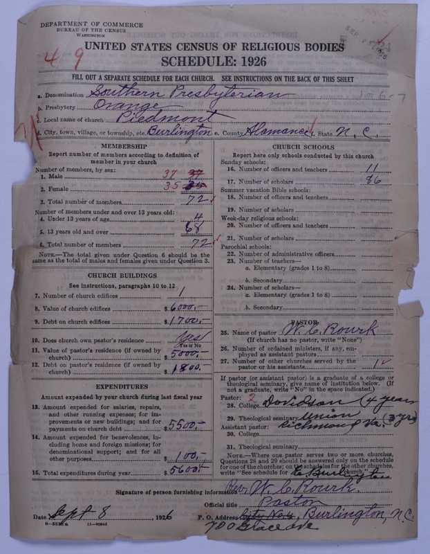 Scan of Presbyterian Church in the United States: 724