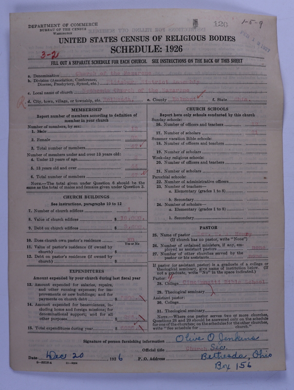 Scan of Church of the Nazarene: 120