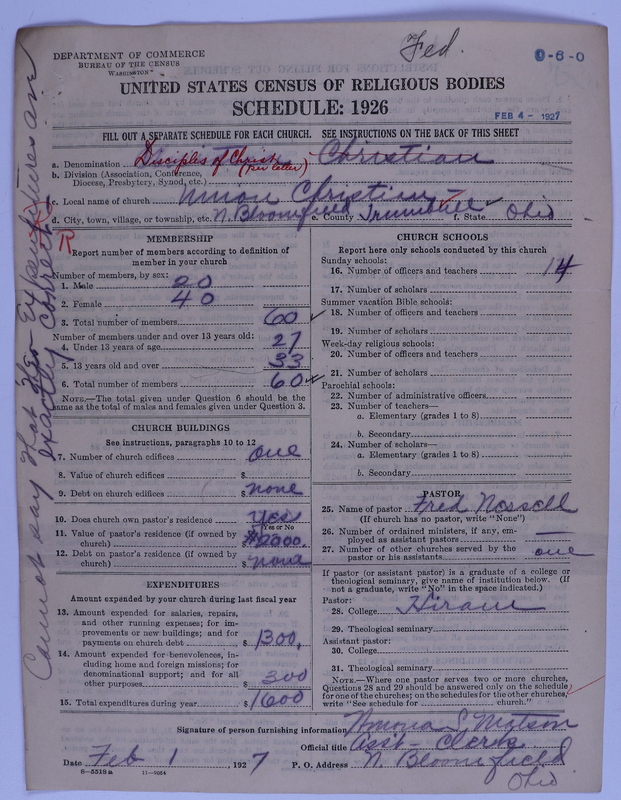 Scan of Federated Churches: 43