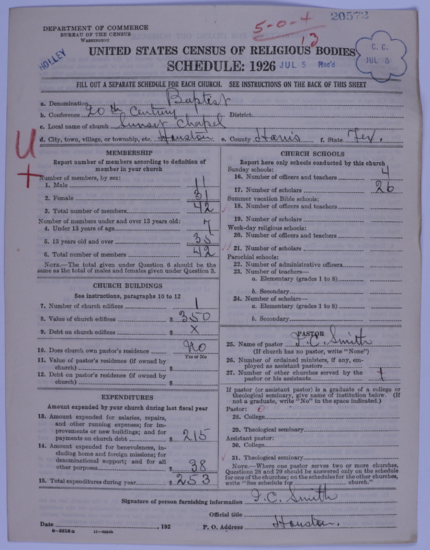 Scan of Negro Baptists: 20572