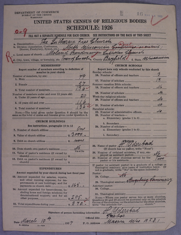 Scan of Lutheran Free Church: 16