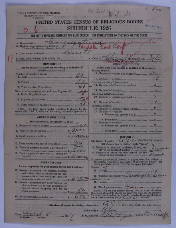 Scan of Swedish Evangelical Mission Covenant of America: 22