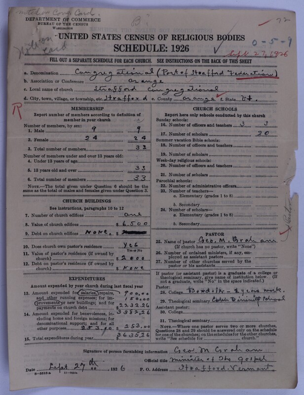 Scan of Federated Churches: 58