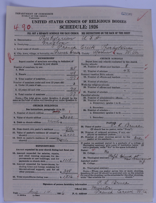 Scan of Presbyterian Church in the United States of America: 6396