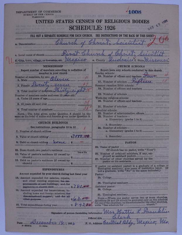 Scan of Church of Christ, Scientist: 1008
