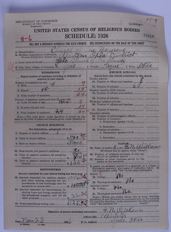 Scan of Church of the Nazarene: 1018