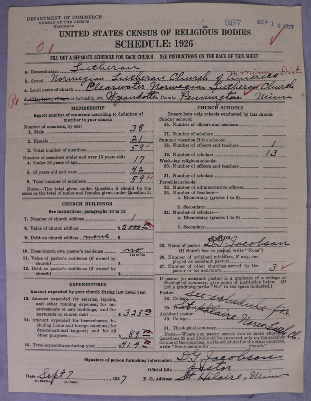 Scan of Norwegian Lutheran Church of America: 967