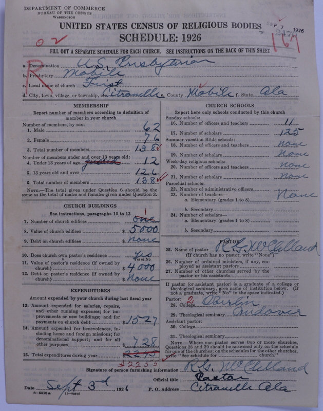 Scan of Presbyterian Church in the United States: 2470