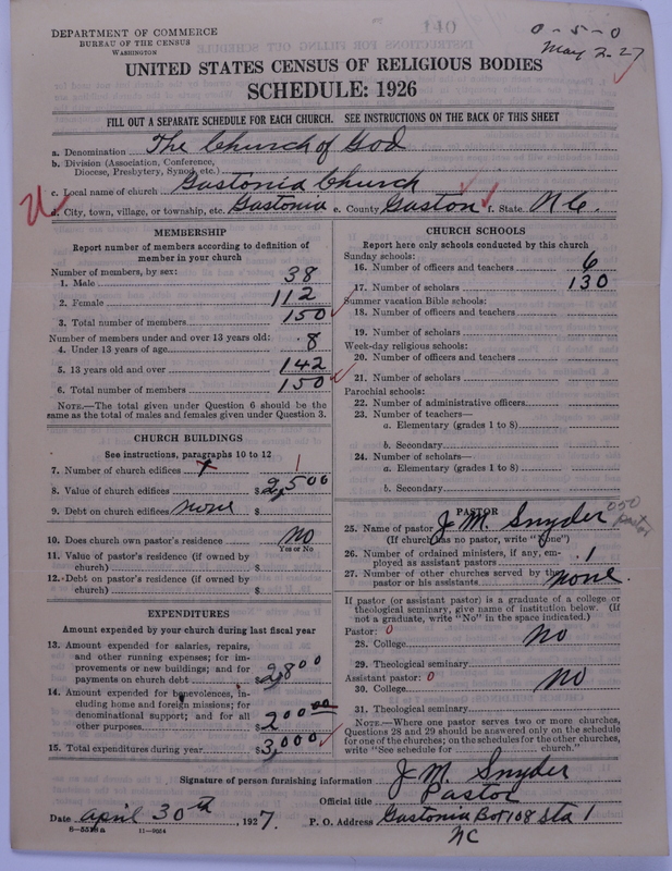 Scan of Church of God General Assembly: 140