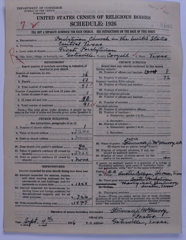 Scan of Presbyterian Church in the United States: 3162
