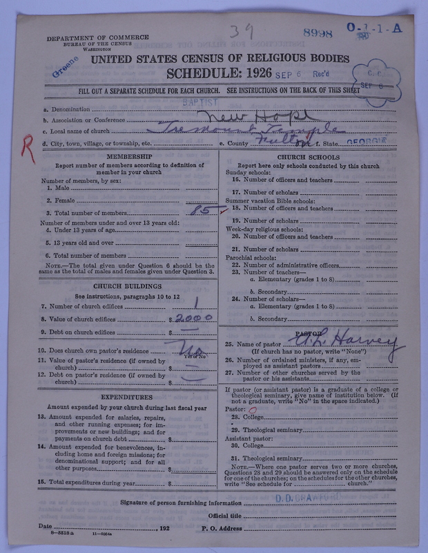 Scan of Negro Baptists: 8998