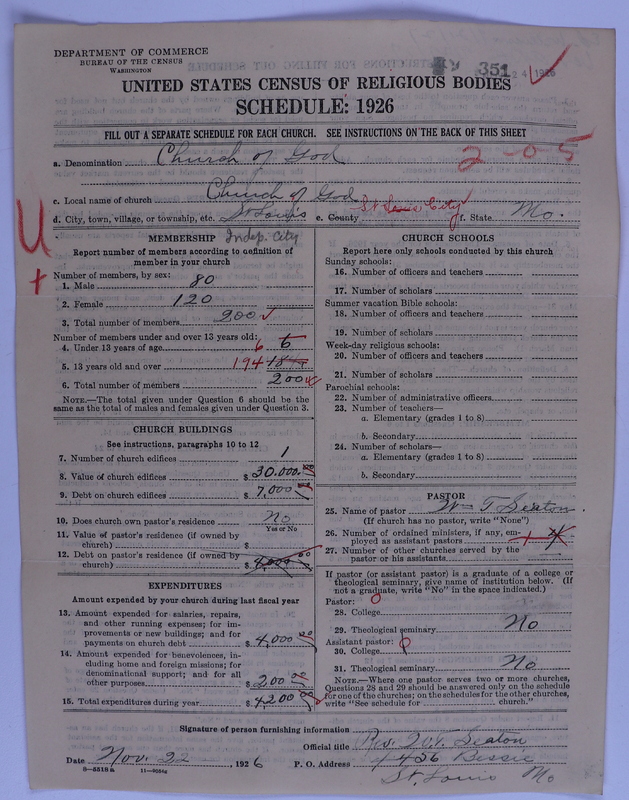 Scan of Church of God (Headquarters, Anderson, Ind.): 351