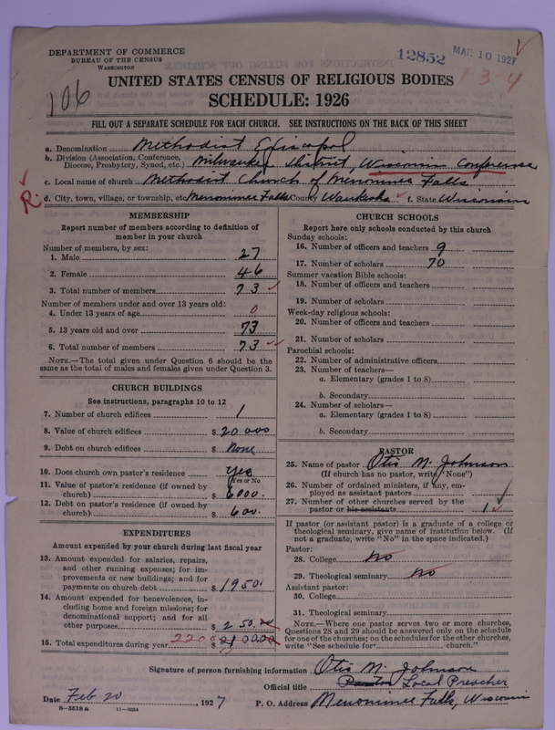 Scan of Methodist Episcopal Church: 12852