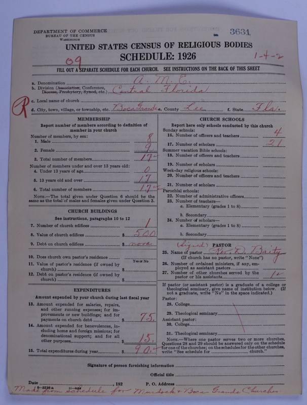 Scan of African Methodist Episcopal Church: 3631