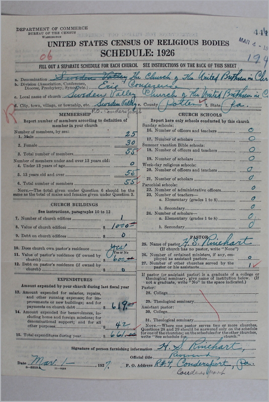 Scan of Church of the United Brethren in Christ: 441