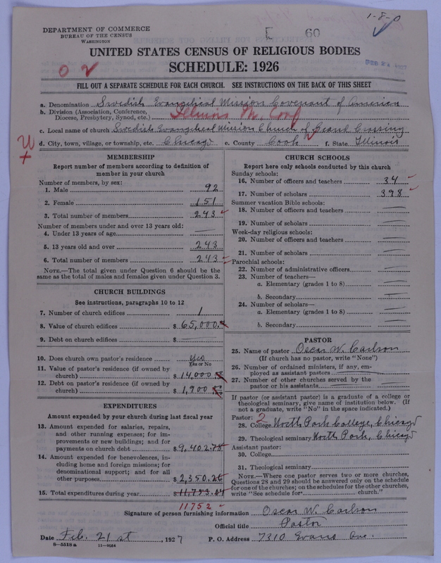 Scan of Swedish Evangelical Mission Covenant of America: 60