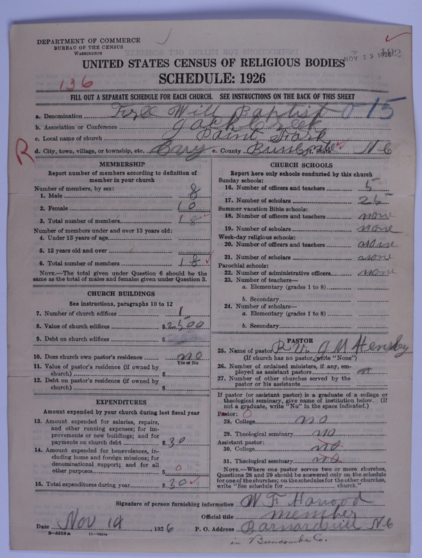 Scan of Free Will Baptists: 192