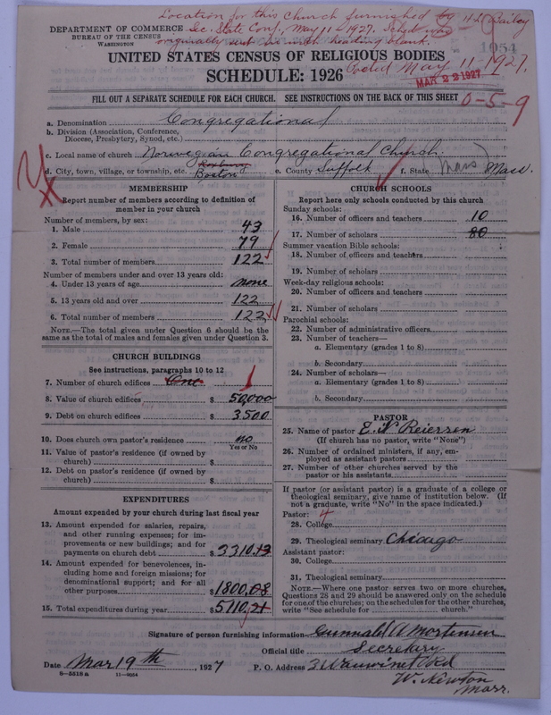 Scan of Congregational Churches: 1054