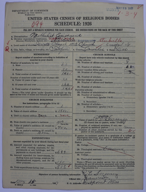 Scan of Methodist Episcopal Church: 22575