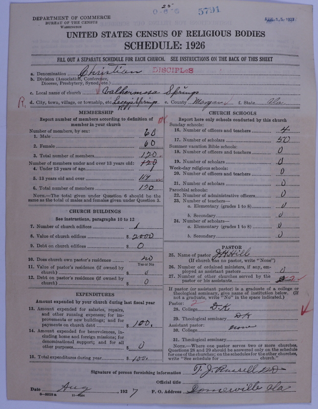 Scan of Disciples of Christ: 5791