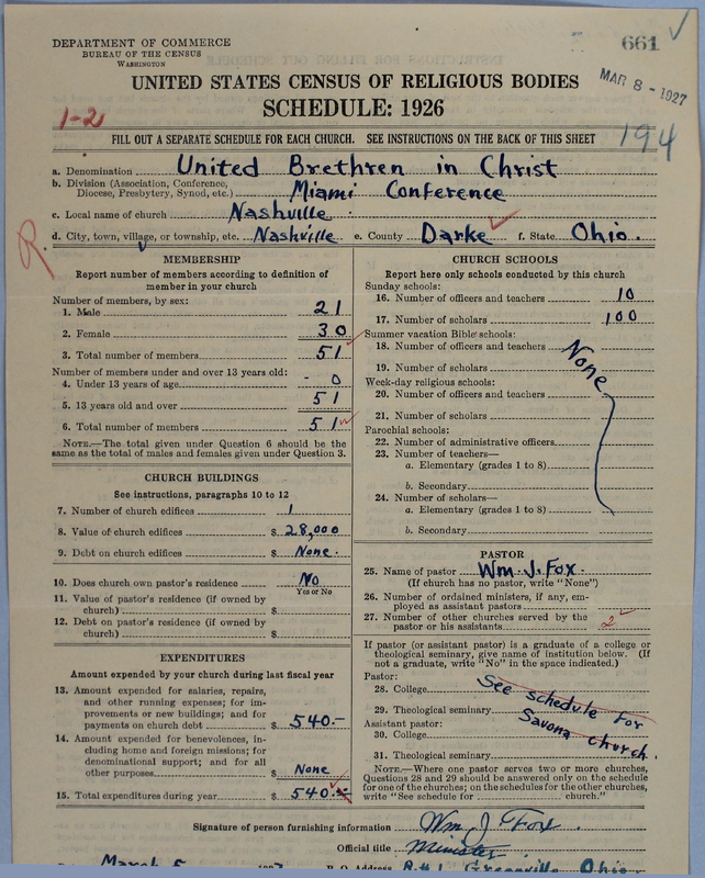 Scan of Church of the United Brethren in Christ: 661