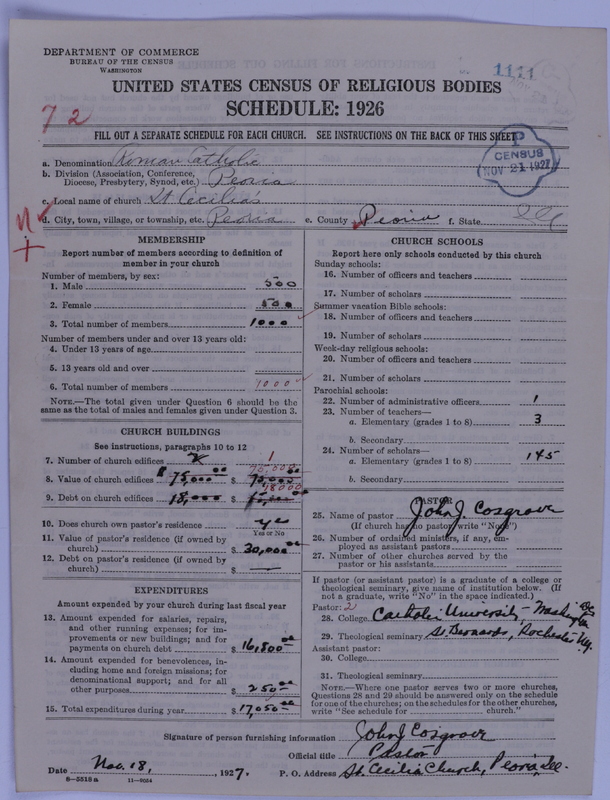 Scan of Roman Catholic Church: 1111