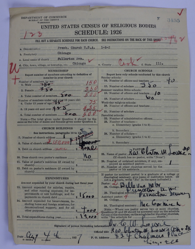 Scan of Presbyterian Church in the United States of America: 3455