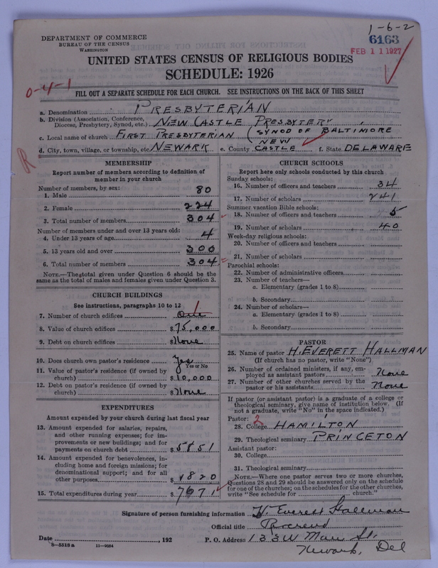 Scan of Presbyterian Church in the United States of America: 6163