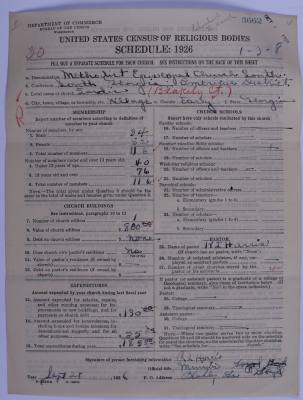 Scan of Methodist Episcopal Church, South: 3662