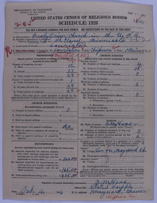 Scan of Presbyterian Church in the United States of America: 4426